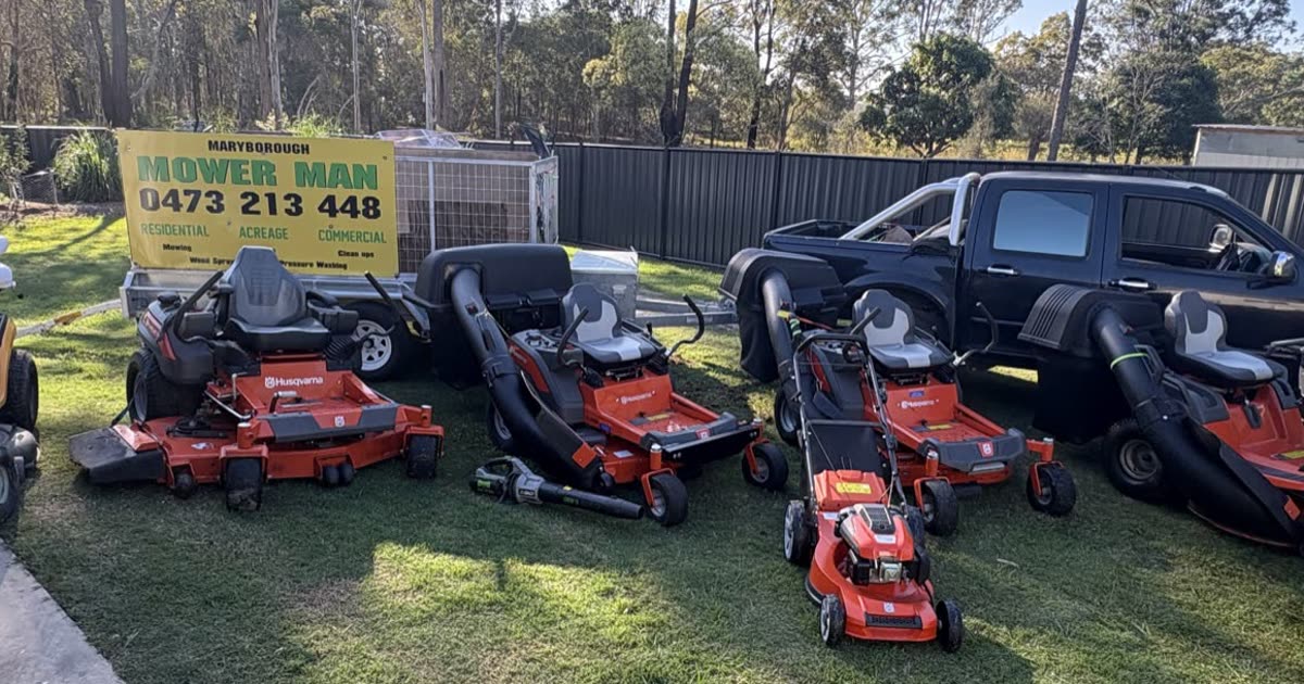 Mowing service image for Maryborough and Hervey Bay properties